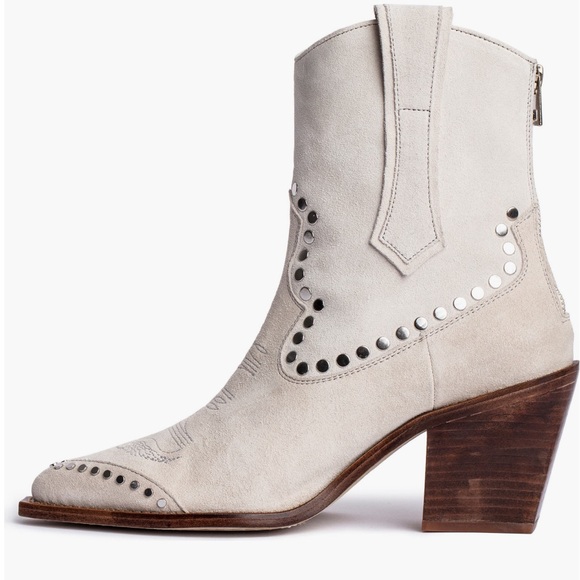 Zadig & Voltaire Cara Studded Western Boot BRAND NEW IN BOX! FESTIVAL STYLE✨ - Picture 2 of 6